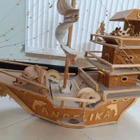 کشتی وچراغ خواب صنایع دستی|چراغ خواب و آباژور|مشهد, امیریه|دیوار