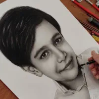 ثبت سفارش طراحی چهره،سبک سیاهقلم|تابلو، نقاشی، عکس|اصفهان, خانه اصفهان|دیوار