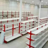 قفسه مشکی فروشگاهی دیوار و وسط|فروشگاه و مغازه|بیرجند, |دیوار