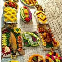 سفارش شام و صبحانه عروس مجلل