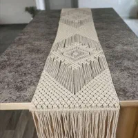 انواع رانر و جا کنترلی مکرومه بافی|پرده، رانر، رومیزی|شیراز, پودنک|دیوار