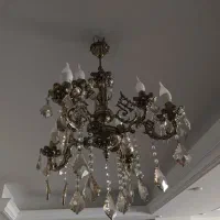 دو عدد لوستر برنجی (جفت)