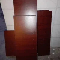 تعدادی در کشو و کابینت رنگ فندوقی