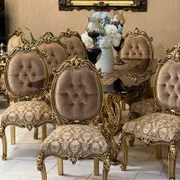 مبلمان استیل مبل سلطنتی کلاسیک و ناهارخوری نو