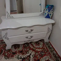 ۲ مدل آیینه کنسول نو شیک وشکیل سفید وقهوهای