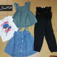 لباس  تیشرت دخترانه پیراهن دامن بلوز سرهمی پاییزه|کفش و لباس بچه|تهران, فلسطین (میدان انقلاب)|دیوار