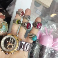 ساعت و انگشتر ناویفورس نقره