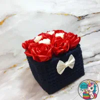 باکس گل سبد تریکو گل روبانی|گل مصنوعی|پردیس, فاز ۱۱|دیوار