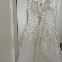 لباس عروس با دانتل فرانسوی سایز ۴۲|لباس|تهران, باغ فیض|دیوار