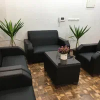 مبل نیم ست مدرن اداری چهار نفره دارای رنگ‌بندی|دفتر کار|کرمان, |دیوار
