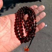 تسبیح شاه مقصود سرخ خون کفتری عدسی دار