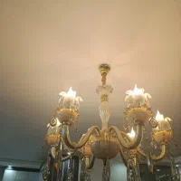 لوستر کریستال 6شاخه|لوستر و چراغ آویز|اصفهان, درب سیبه علیا|دیوار