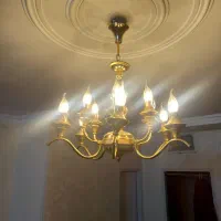دوعدد لوسترتکی ۶و۸شاخه معاوضه با دو لوستر جفت