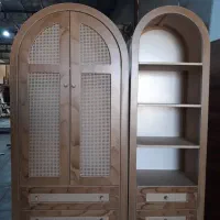 کمد بچه مدل طاق گرد بامبو|اسباب و اثاث بچه|قم, قلعه صدری|دیوار