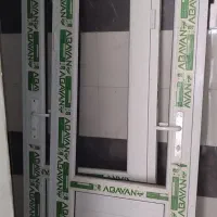 دوعدد درب upvc|مصالح و تجهیزات ساختمان|اردبیل, |دیوار