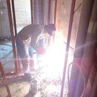 جوشکاری اسکلت راویزی کاری راه پله