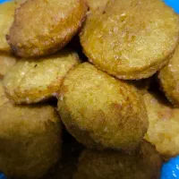 فلافل پخته و نیم پز