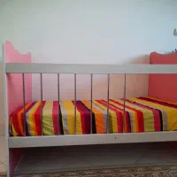 تخت کودک به همراه تشک