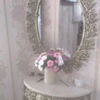 آینه شمعدان تمام برنز