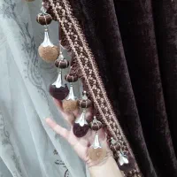 پرده پذیرایی شیک ومجلل|پرده، رانر، رومیزی|اهواز, کوی باهنر|دیوار