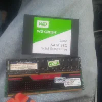هارد ssd240 گیگ و دوعدد رم ۴