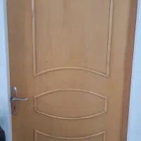 دو لنگه درب چوبی داخلی بارنگ وچوب اصلی