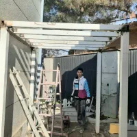 جوشکاری سیار ساخت در پنجره فرم نرده اسکلت شیروانی|خدمات پیشه و مهارت|رامجین, |دیوار