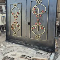 درب حیاط ۲ لنگه