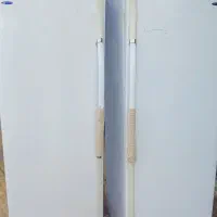 یخچال دو قلو سالم و تمیز مارک الکترو استیل