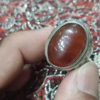 عقیق یمنی کهنه رکاب هفت جوش
