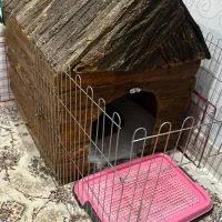 خانه حیوان خانگی کلبه چوبی