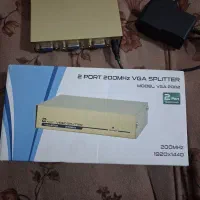 VGA Splitter مدل VGA-2002.دارای2 پورت خروجی