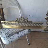 محافظ شومینه برنجی|بخاری، هیتر، شومینه|کرمان, |دیوار