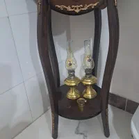 سماور برنج  با میز|صنایع دستی و سایر لوازم تزئینی|اردبیل, |دیوار