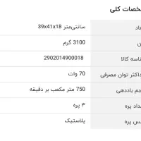 پنکه رو میزی|پنکه و تصفیه‌کنندهٔ هوا|کرج, کیانمهر|دیوار