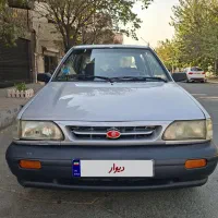 پراید نقره ایی مدل ۸۴ فوق العاده تمیز کارکرد ۱۲۸تا