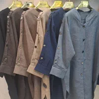 مانتو سرشانه دکمه دار خنک،شیک،قیمت مناسب