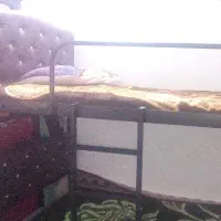 تخت دو طبقه فلزی