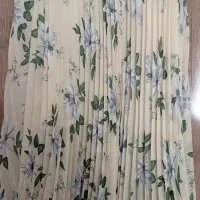 دامن حریر پُرچین