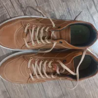 کفش نیم بوت طرح چرم