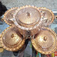 قابلمه نوزادی مس قابلمه سیسمونی قلم خورده مسی یزد