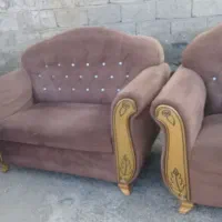 مبل  راحتی مخمل تمیز