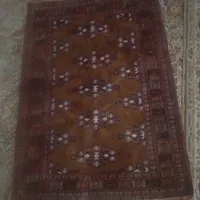 فرش دست بافت قدیمی ترکمن|فرش|پرند, |دیوار