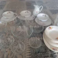 چینی گل دار قدیمی و ملامین