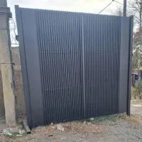 درب باغی با روکش استیل