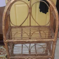 کنسول و جای دکوری حصیری