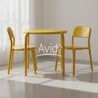 ست میز و صندلی فلزی مدل پازل