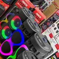 اسپیکر پارتی باکس نیم متری با میکروفون و کنترل|پخش‌کننده همراه|قزوین, |دیوار