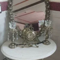 آینه وشمع دان قدیمی