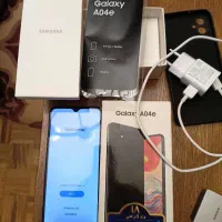 گوشی Galaxy A04e بهمراه شارژر قاب وکارتن سالم سالم